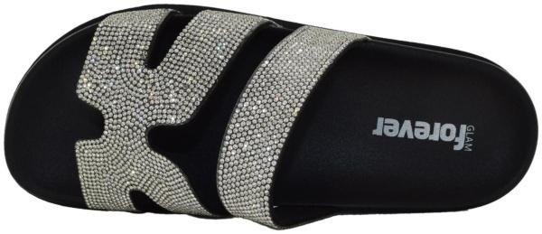 Купить 3057-251 black GlamForever Сланцы женские за 2 340 руб. в интернет-магазине Дом Обуви