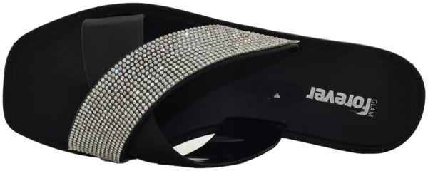 Купить 1099-251 black GlamForever Сланцы женские за 1 490 руб. в интернет-магазине Дом Обуви