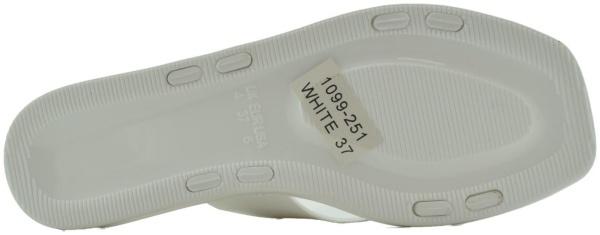 Купить 1099-251 White GlamForever Сланцы женские за 1 490 руб. в интернет-магазине Дом Обуви