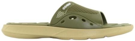 Купить 6194 Beige-Army green COQUI Мужские шлепанцы за 1 730 руб. в интернет-магазине Дом Обуви